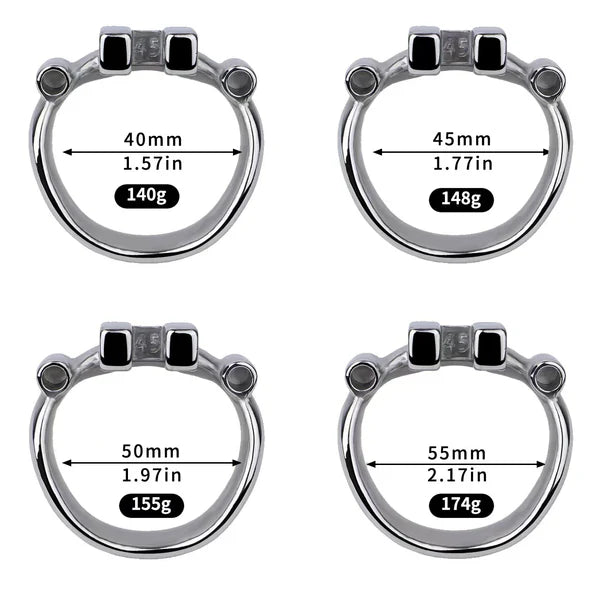 Heavy Duty Flat Chastity Cage