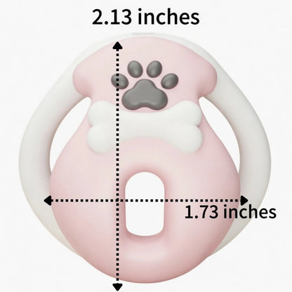 Cute Pink Paw Bone Chastity Cage for Men | Kawaii Pet Play Lock Device