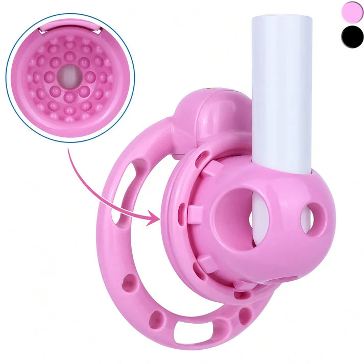 Vibrating Chastity Cage with Optional Remote Vibrator