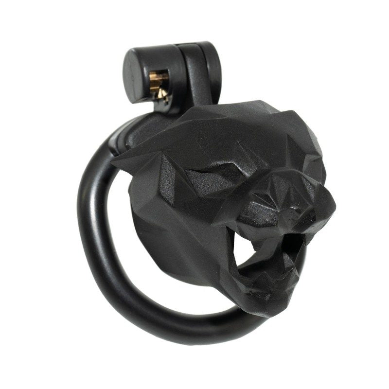 Leopard King Chastity Lock with unique leopard print design
