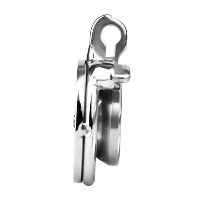 Most Secure Inverted Chastity Device – Stainless Steel Flat Cage Design