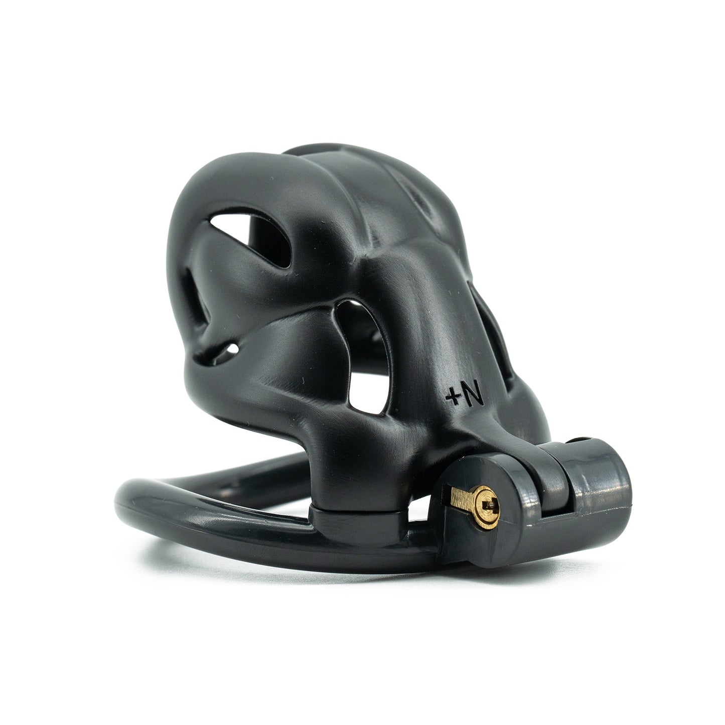 Viper 3D-gedruckter Keuschheitskäfig für Männer | Schlangenkopf-Design | Schwarzes Harz | 5 Größen verfügbar (N+, S, S+, R, R+) 
