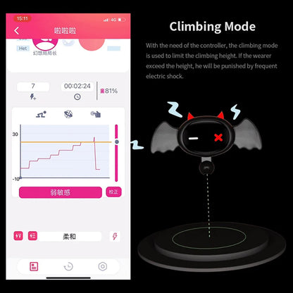APP Remote Control Devil Collar – Adjustable Smart Shock Training Collar