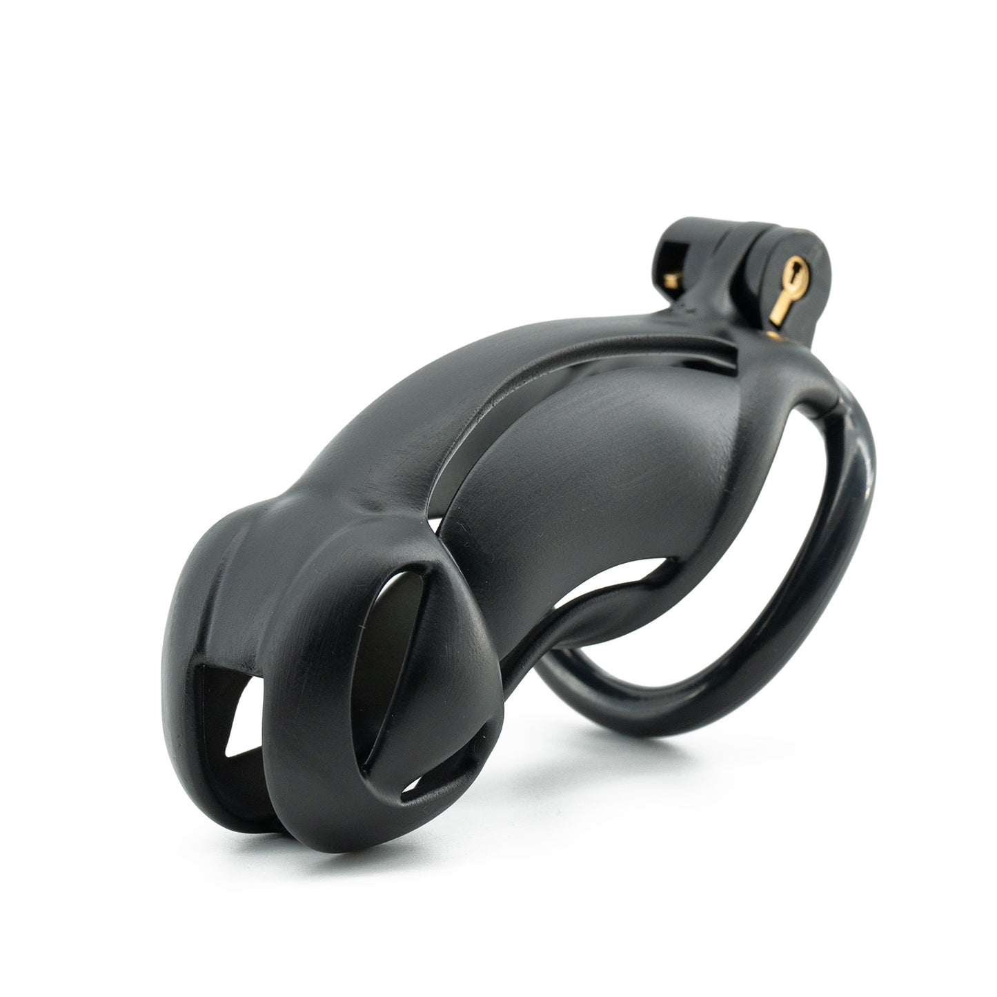 Viper 3D-gedruckter Keuschheitskäfig für Männer | Schlangenkopf-Design | Schwarzes Harz | 5 Größen verfügbar (N+, S, S+, R, R+) 