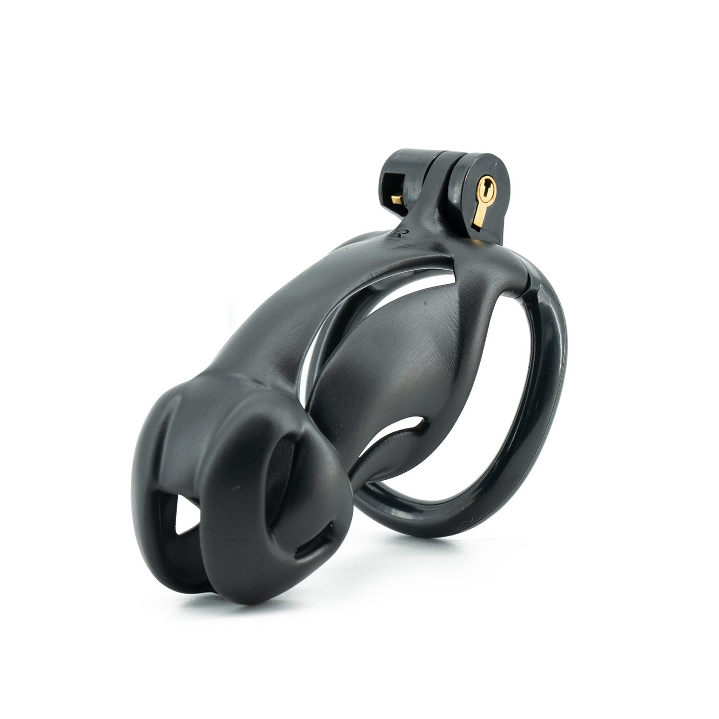 Viper 3D-gedruckter Keuschheitskäfig für Männer | Schlangenkopf-Design | Schwarzes Harz | 5 Größen verfügbar (N+, S, S+, R, R+) 
