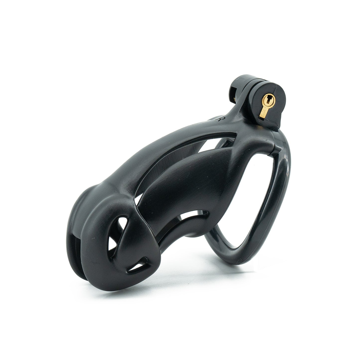 Viper 3D-gedruckter Keuschheitskäfig für Männer | Schlangenkopf-Design | Schwarzes Harz | 5 Größen verfügbar (N+, S, S+, R, R+) 