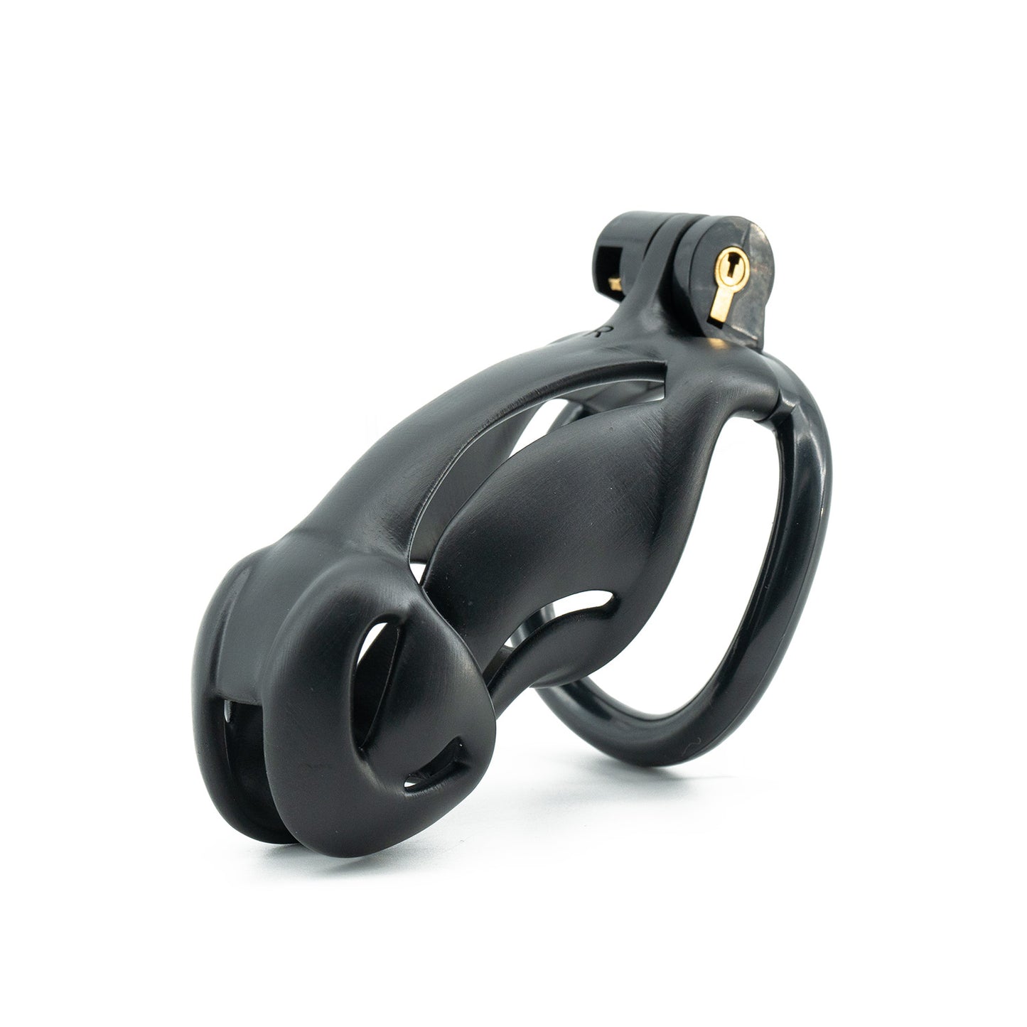 Viper 3D-gedruckter Keuschheitskäfig für Männer | Schlangenkopf-Design | Schwarzes Harz | 5 Größen verfügbar (N+, S, S+, R, R+) 