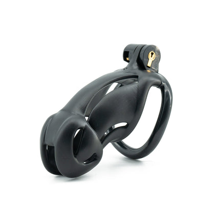 Viper 3D-gedruckter Keuschheitskäfig für Männer | Schlangenkopf-Design | Schwarzes Harz | 5 Größen verfügbar (N+, S, S+, R, R+) 
