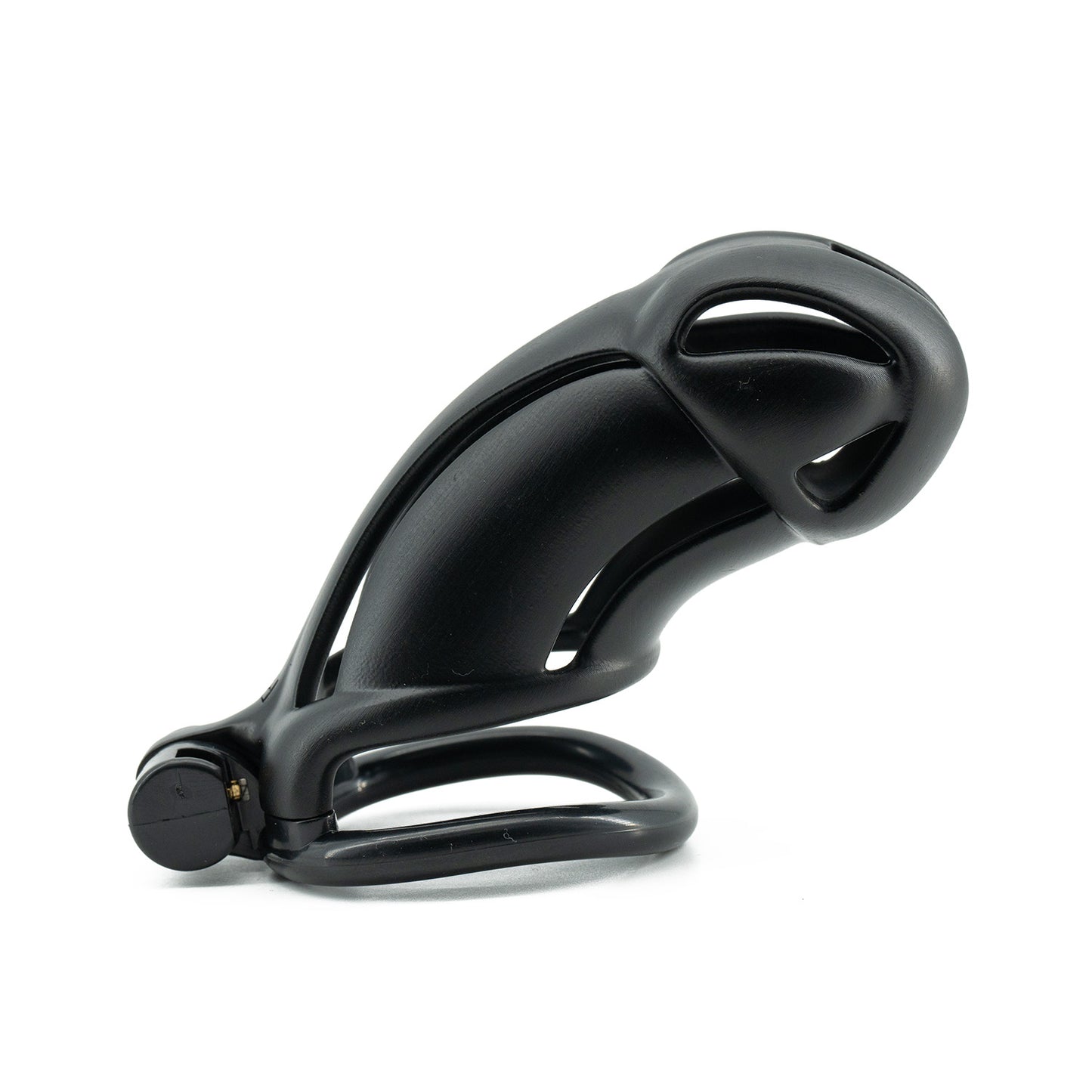 Viper 3D-gedruckter Keuschheitskäfig für Männer | Schlangenkopf-Design | Schwarzes Harz | 5 Größen verfügbar (N+, S, S+, R, R+) 