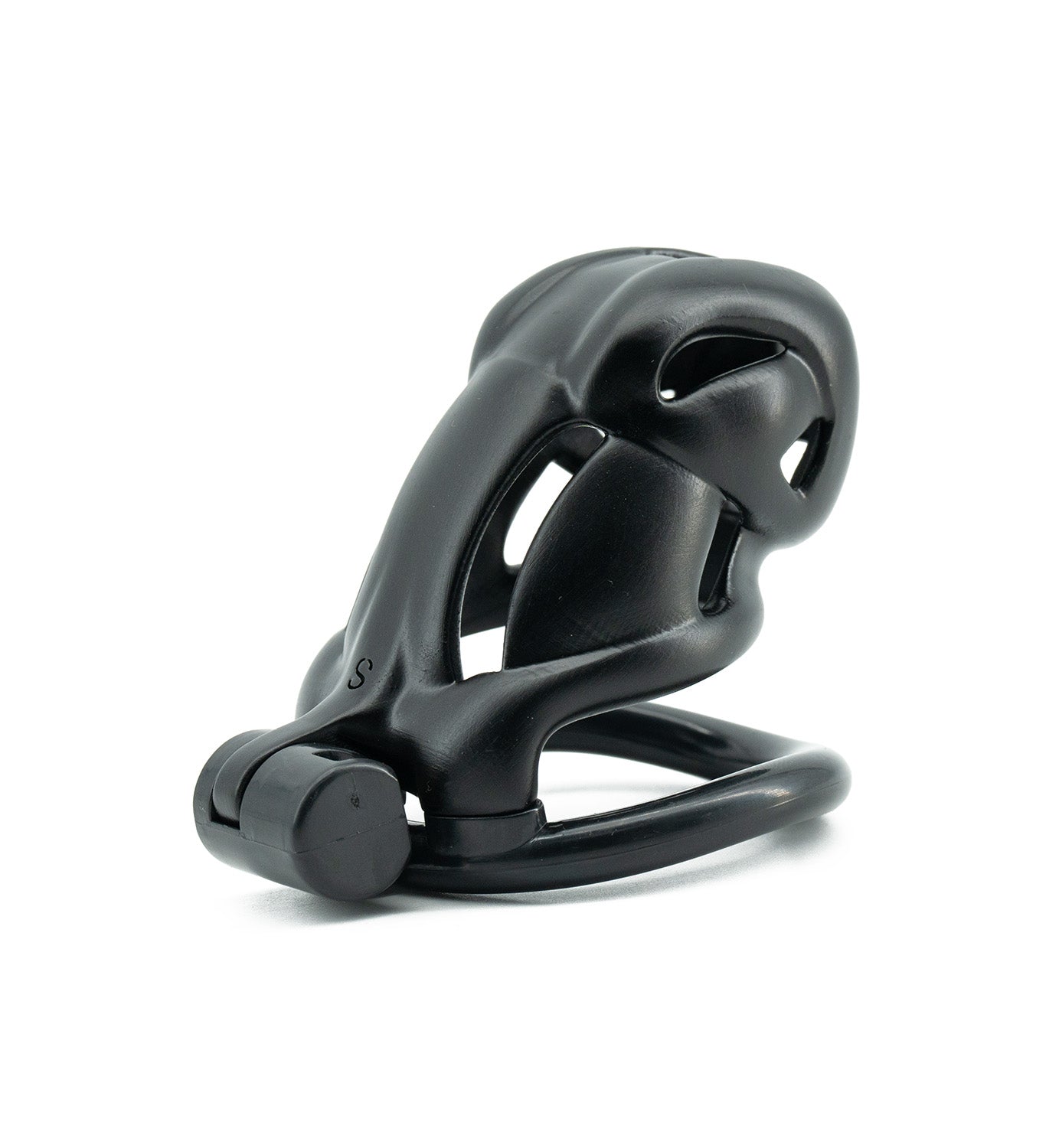 Viper 3D-gedruckter Keuschheitskäfig für Männer | Schlangenkopf-Design | Schwarzes Harz | 5 Größen verfügbar (N+, S, S+, R, R+) 
