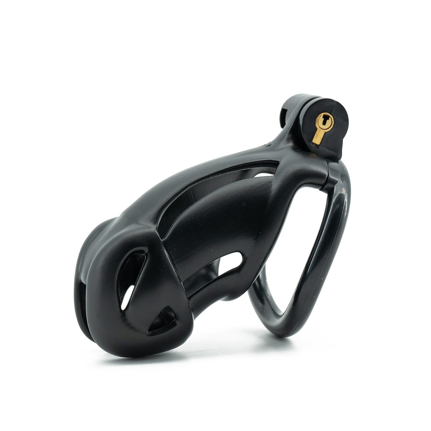 Viper 3D-gedruckter Keuschheitskäfig für Männer | Schlangenkopf-Design | Schwarzes Harz | 5 Größen verfügbar (N+, S, S+, R, R+) 