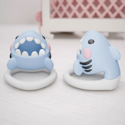 shark themed male chastity cage cute silicone novelty chastity device