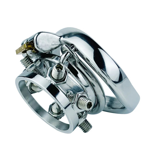 SPIKED CHASTITY CAGE MAILE METAL