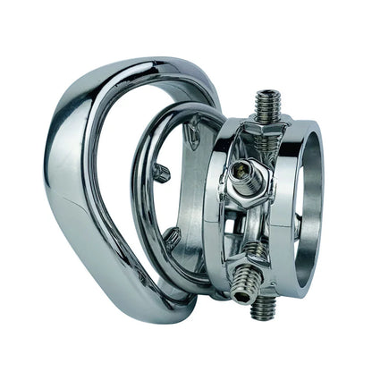 SPIKED CHASTITY CAGE MAILE METAL