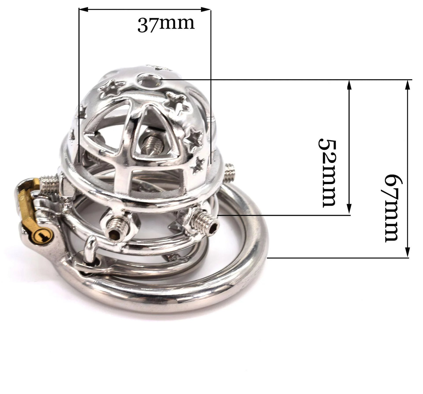 SPIKED CHASTITY CAGE MALE SLAVE