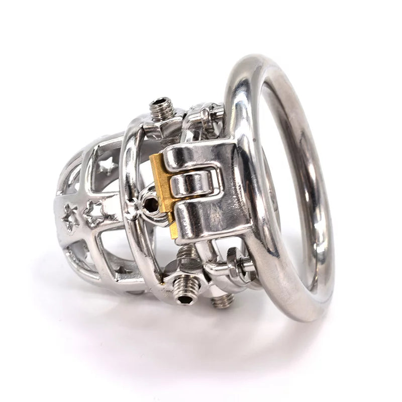 SPIKED CHASTITY CAGE MALE SLAVE