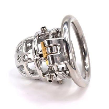 SPIKED CHASTITY CAGE MALE SLAVE