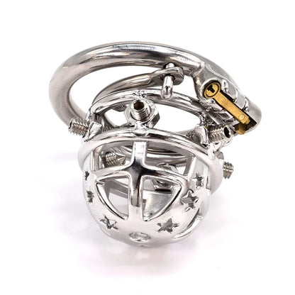 SPIKED CHASTITY CAGE MALE SLAVE